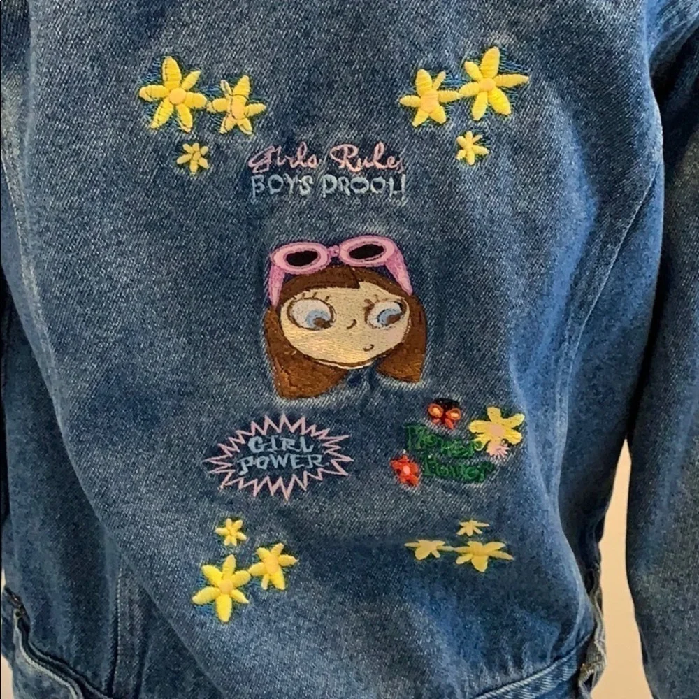 Faded Glory Girls Jean Jacket size 14/16.​​​​​​​​​​​​​​​​​​